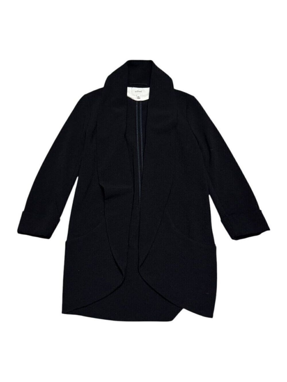 WILFRED ARITZIA Black Lightweight Business Casual Blouse Jacket Womens 00